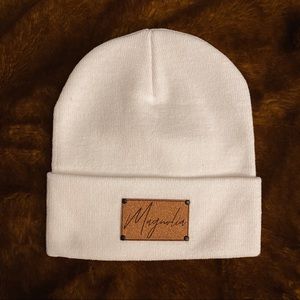 NWOT Magnolia Cork Patch Beanie